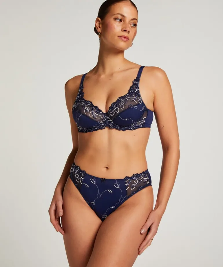 Diva Non-Padded Underwired Bra - Blue
