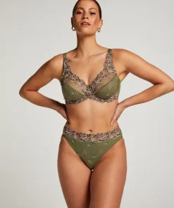 Diva Non-Padded Underwired Bra - Green