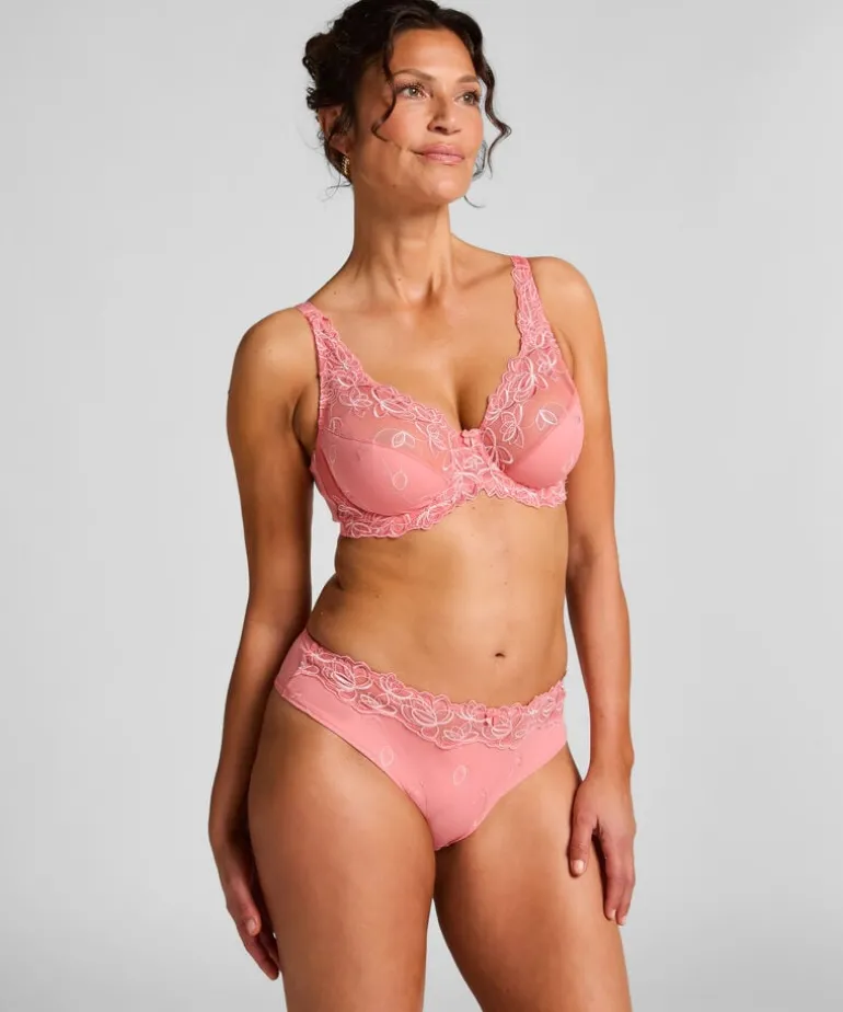 Diva Non-Padded Underwired Bra - Pink