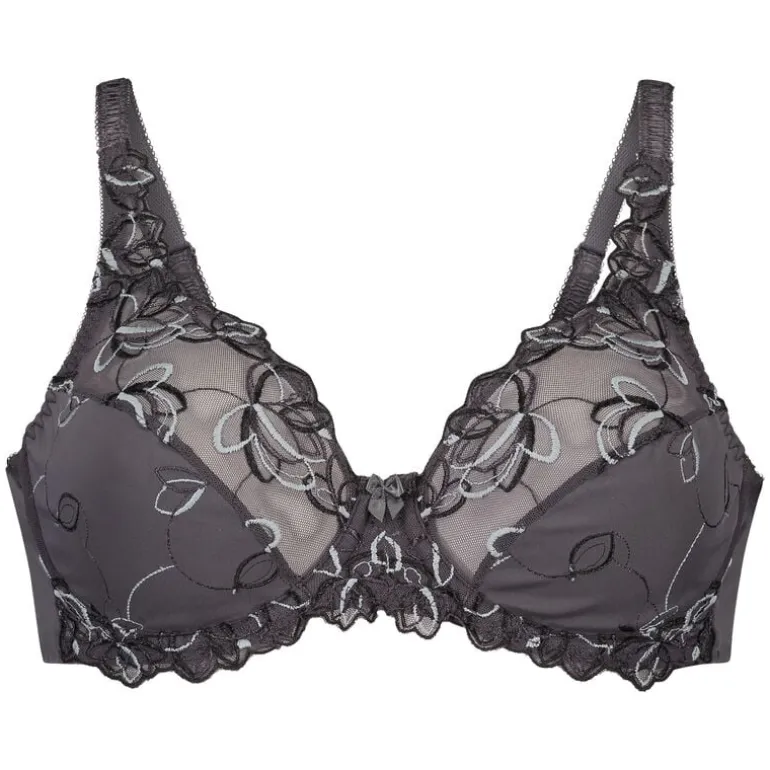 Diva Non-Padded Underwired Bra - Gray