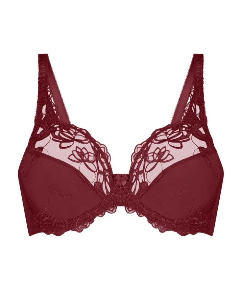 Diva Non-Padded Underwired Bra - Red