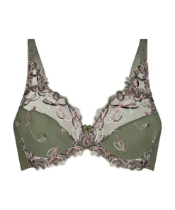 Diva Non-Padded Underwired Bra - Green