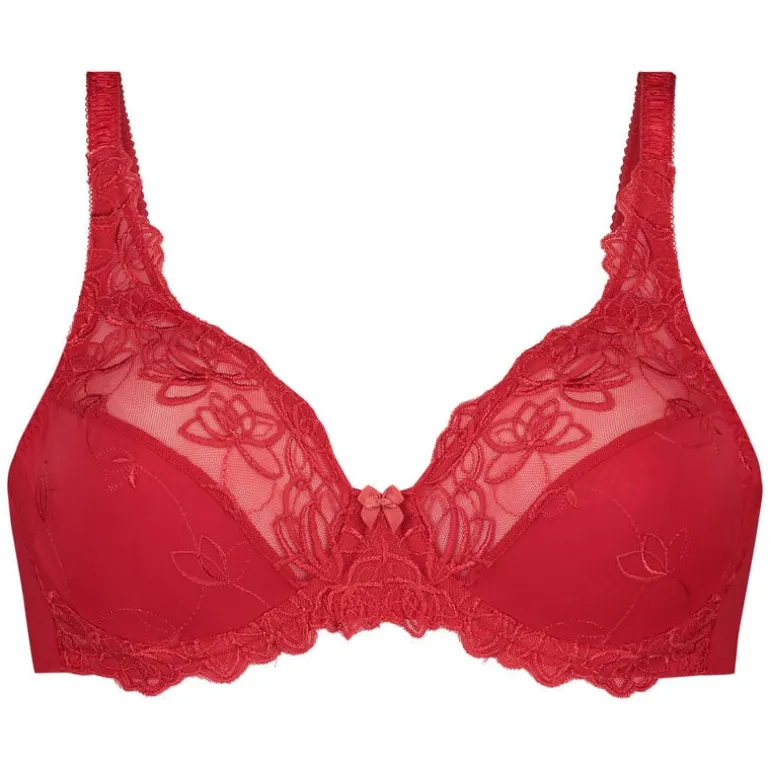 Diva Non-Padded Underwired Bra - Red