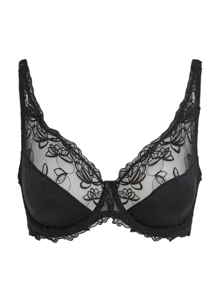 Diva Non-Padded Underwired Bra - Black