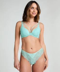 Dora High Leg Brazilian - Blue