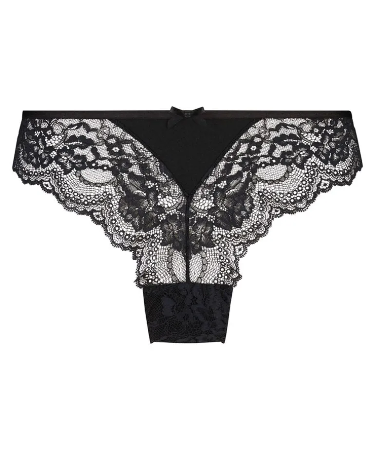 Dora High Leg Brazilian - Black