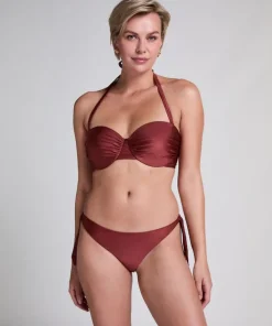 Dune Bandeau Bikini Top - Red