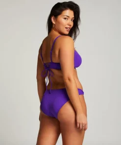 Eclipse Bikini Crop Top - Purple