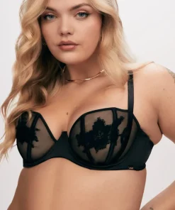 Ember Non-Padded Underwired Bra - Black