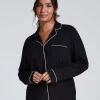 Essential Jersey Long-Sleeved Jacket - Black