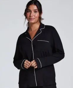 Essential Jersey Long-Sleeved Jacket - Black
