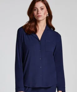 Essential Jersey Long-Sleeved Jacket - Blue