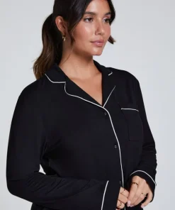 Essential Jersey Long-Sleeved Jacket - Black