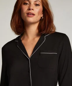 Essential Jersey Long-Sleeved Jacket - Black