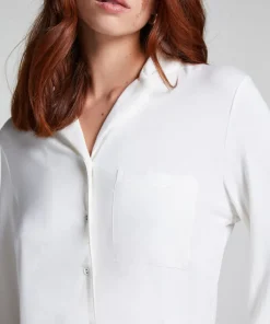 Essential Jersey Long-Sleeved Jacket - White