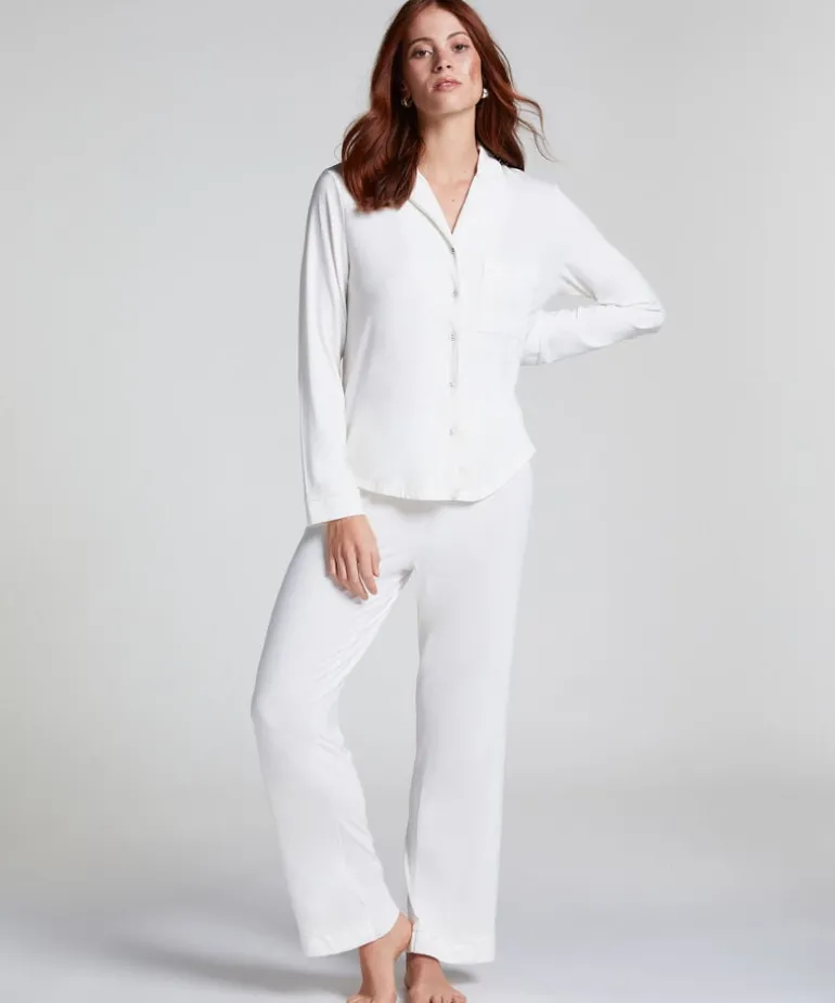 Essential Jersey Long-Sleeved Jacket - White