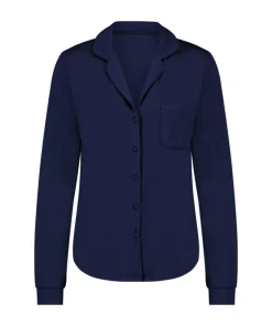 Essential Jersey Long-Sleeved Jacket - Blue