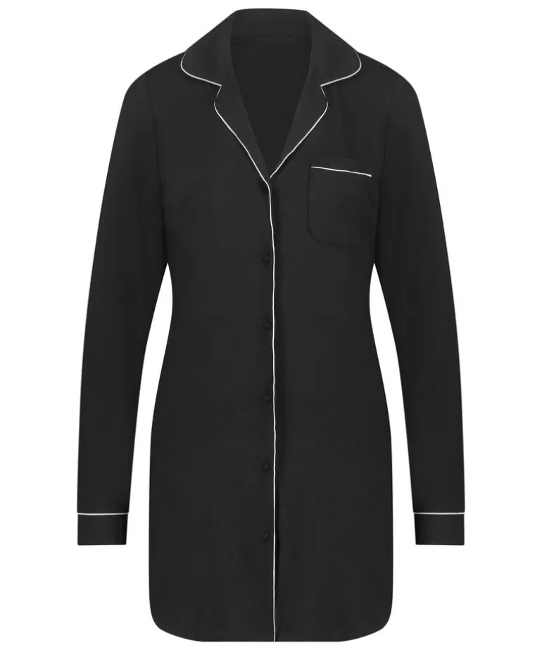 Essential Jersey Shirtdress - Black