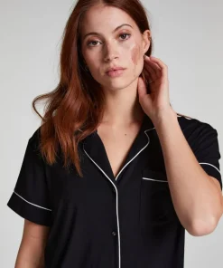 Essential Jersey Short-Sleeved Jacket - Black