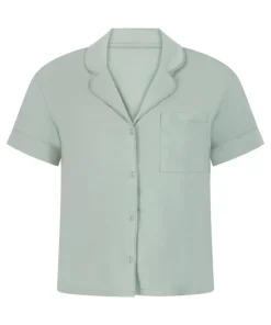 Essential Jersey Short-Sleeved Jacket - Green