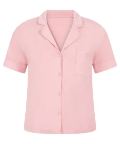 Essential Jersey Short-Sleeved Jacket - Pink