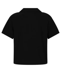 Essential Jersey Short-Sleeved Jacket - Black