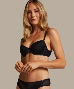 Essential Padded Underwired Push-Up Bra - Black