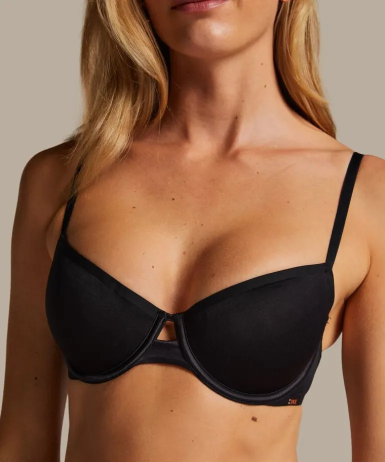Essential Padded Underwired Push-Up Bra - Black