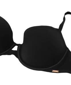 Essential Padded Underwired Push-Up Bra - Black