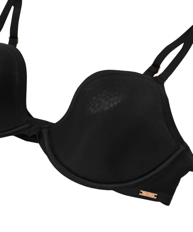 Essential Padded Underwired Bra - Black