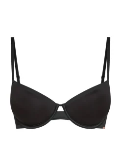 Essential Padded Underwired Push-Up Bra - Black