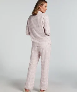 Essentials Flannel Pyjama Top - Purple