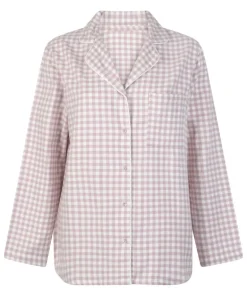 Essentials Flannel Pyjama Top - Purple