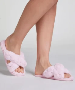 Fake Fur Sliders - Purple