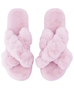 Fake Fur Sliders - Purple