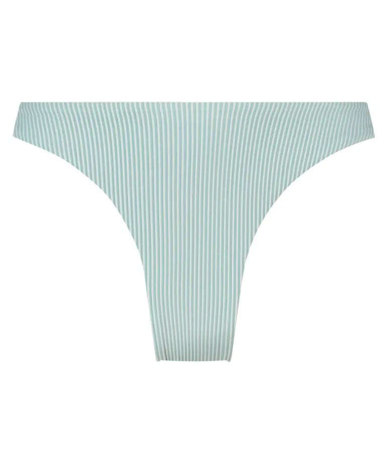 Fiji High-Leg Bikini Bottoms - Blue