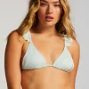 Fiji Triangle Bikini Top - Blue
