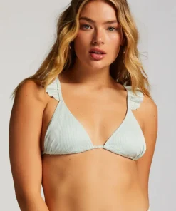 Fiji Triangle Bikini Top - Blue
