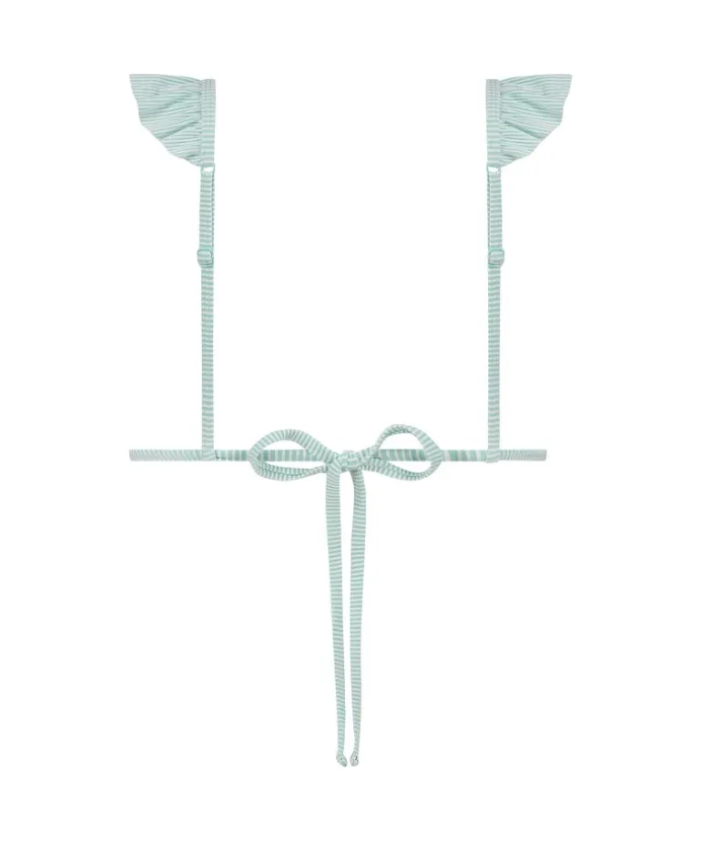 Fiji Triangle Bikini Top - Blue