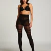 Fishnet Overknee Tights - Black
