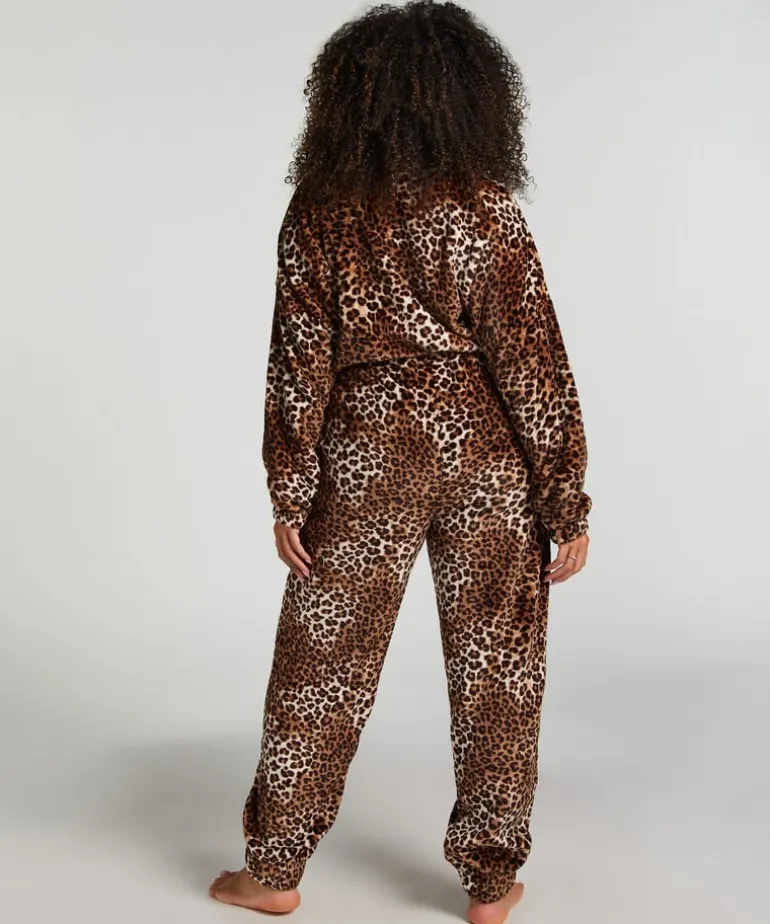 Flannel Fleece Onesie - Beige