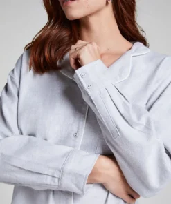 Flannel Nightshirt - Gray