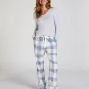 Flannel Pyjama Pants - Blue
