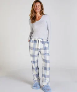 Flannel Pyjama Pants - Blue