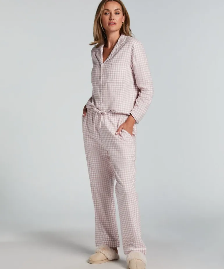 Flannel Pyjama Pants - Purple