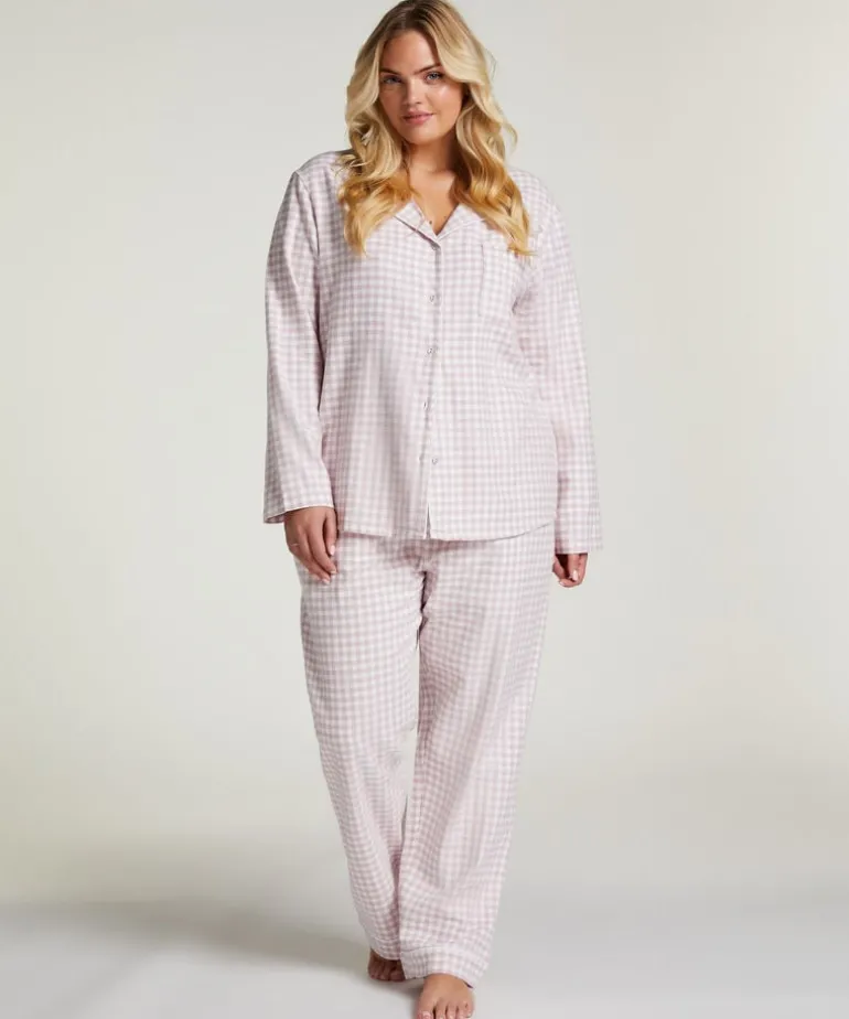 Flannel Pyjama Pants - Purple