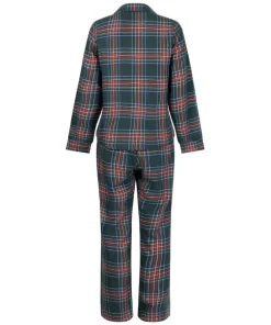 Flannel Pyjama Set - Green
