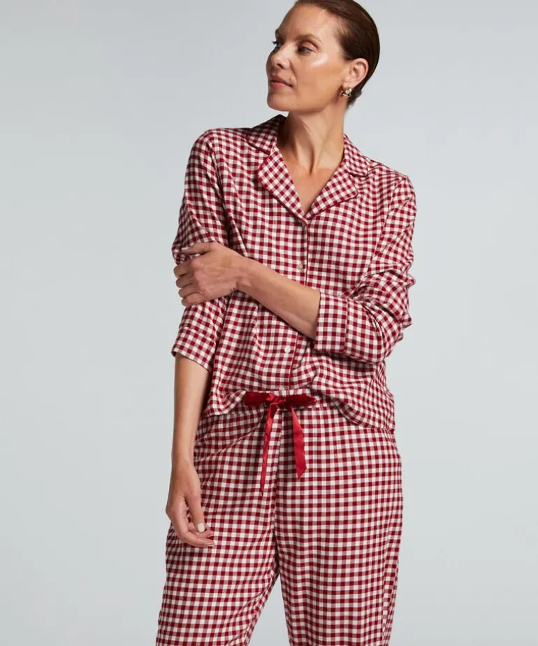 Flannel Pyjama Set - Red