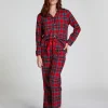 Flannel Pyjama Set - Red