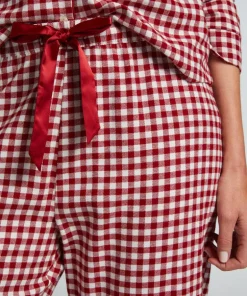 Flannel Pyjama Set - Red